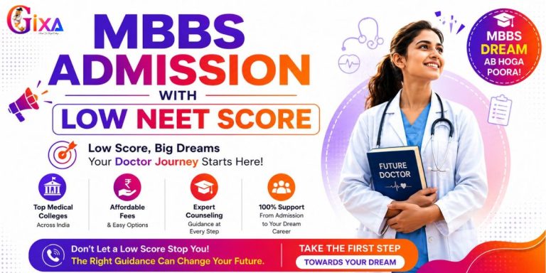 MBBS Admission with Low NEET Score